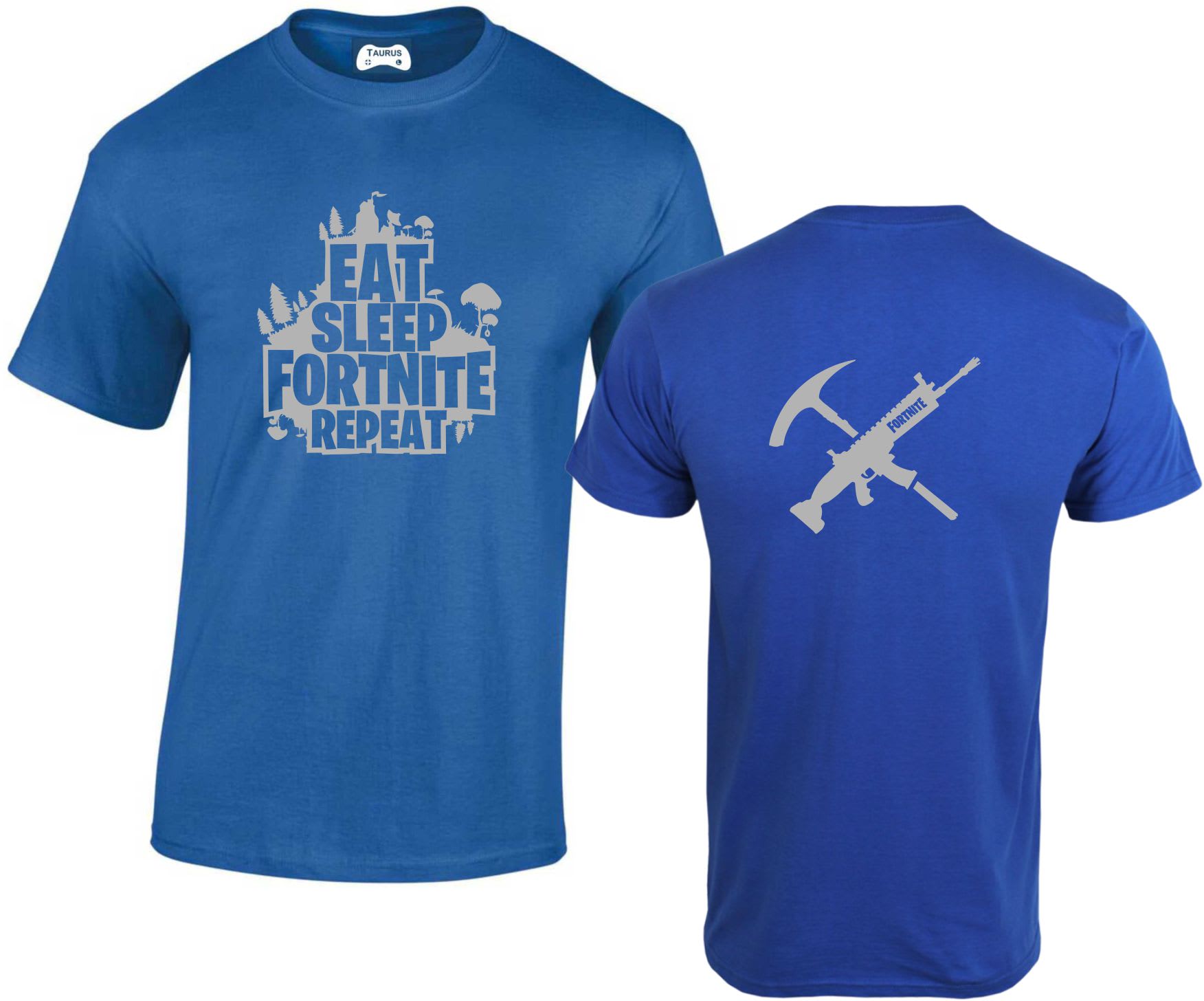 Fornite Eat Sleep Fortnite Repeat T-shirt - Image 2