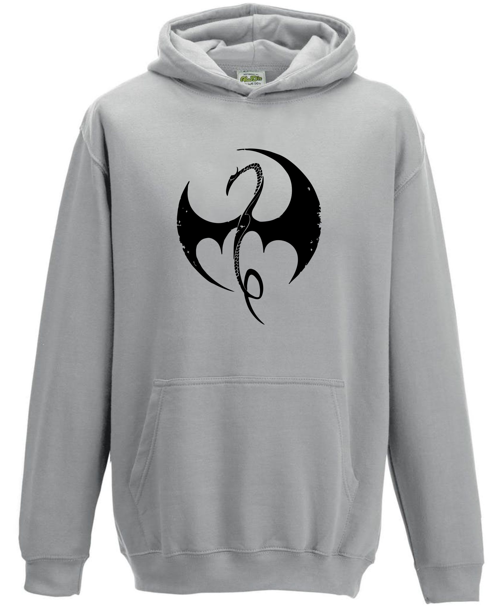 Iron Fist Hoodie: Slightly distressed