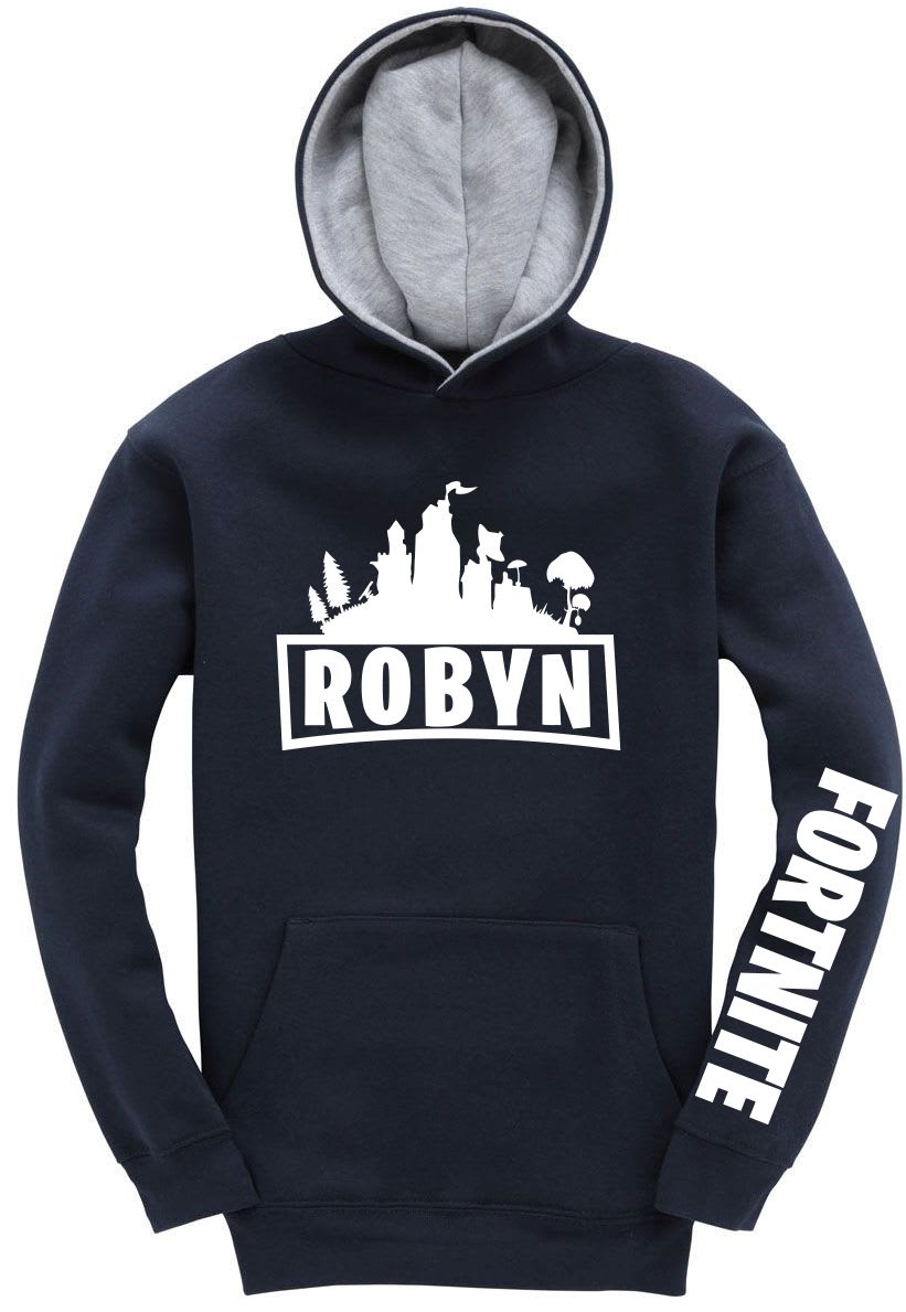 Fortnite logo personalised Contrast Hoodie