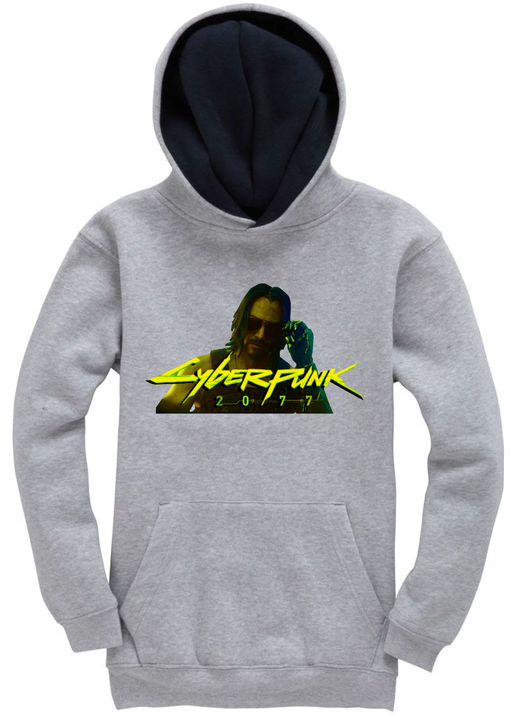 Keanu Reeves Cyberpunk 2077 Contrast Hoodie