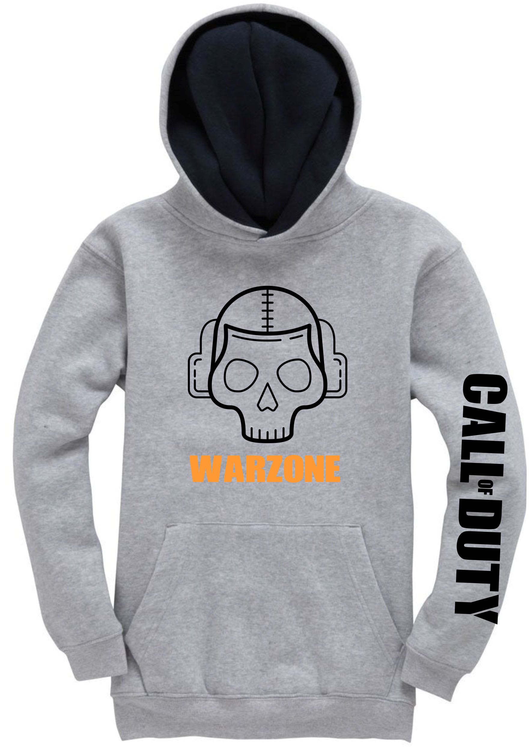 Call of Duty Warzone Skull Icon Contrast Hoodie - Image 2