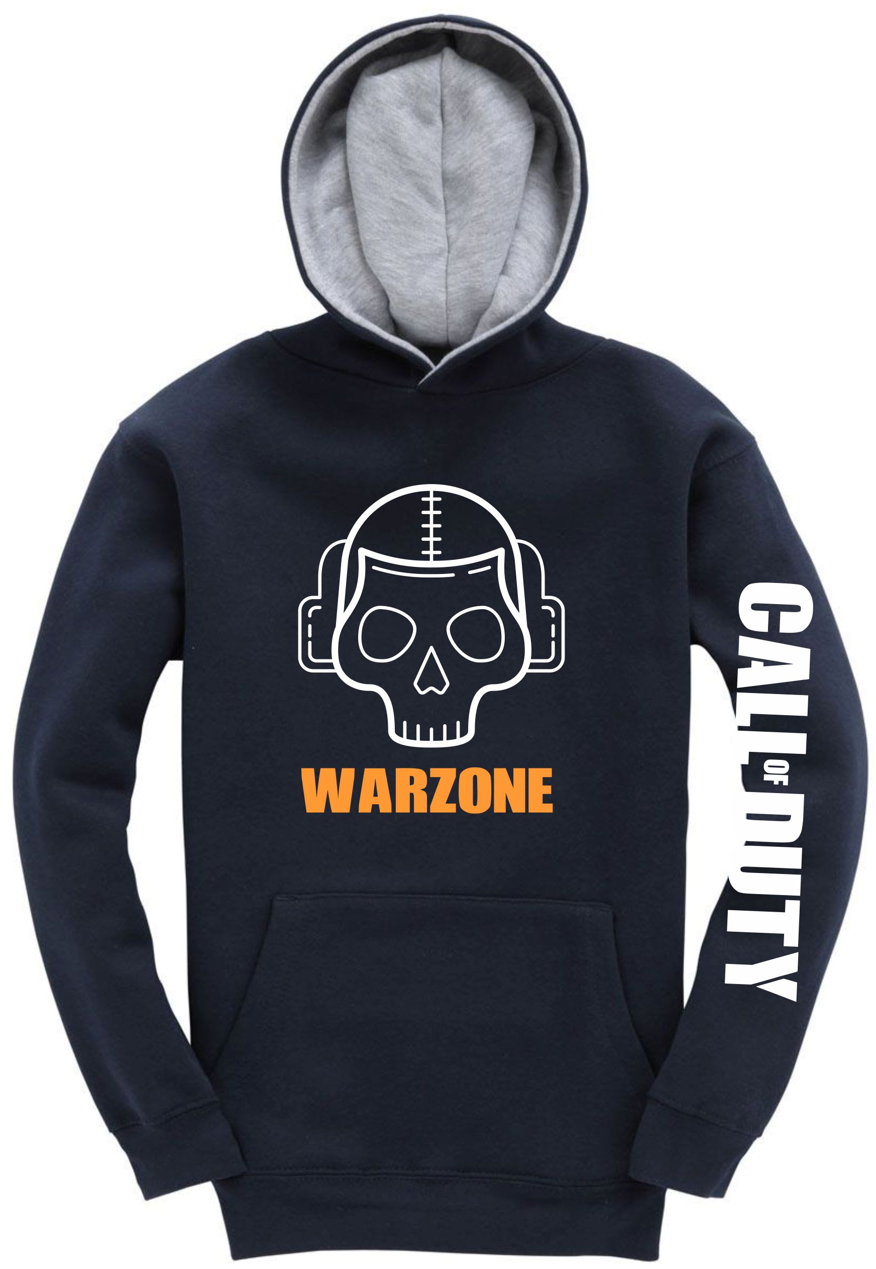 Call of Duty Warzone Skull Icon Contrast Hoodie