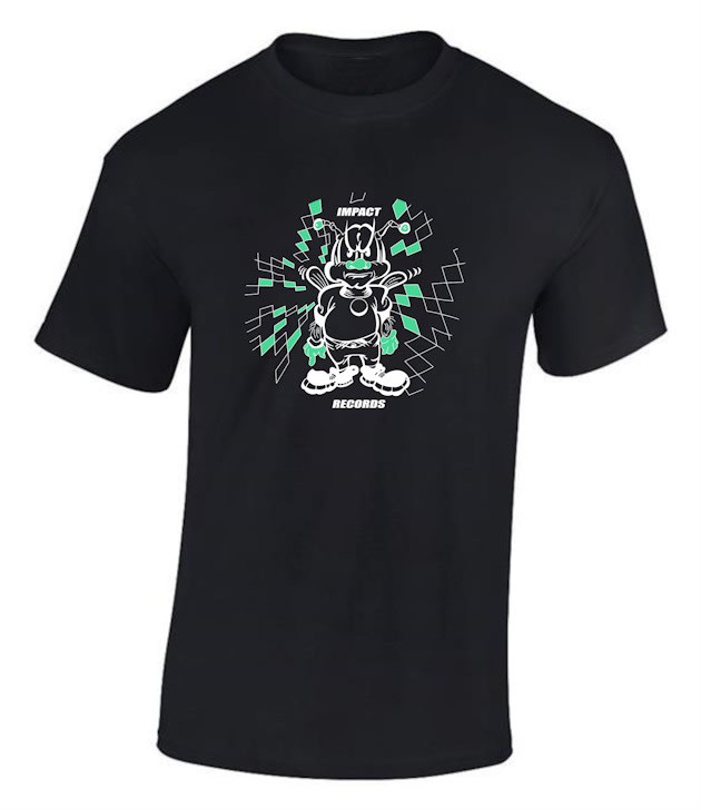 Impact Records T Shirt breakbeat Hardcore