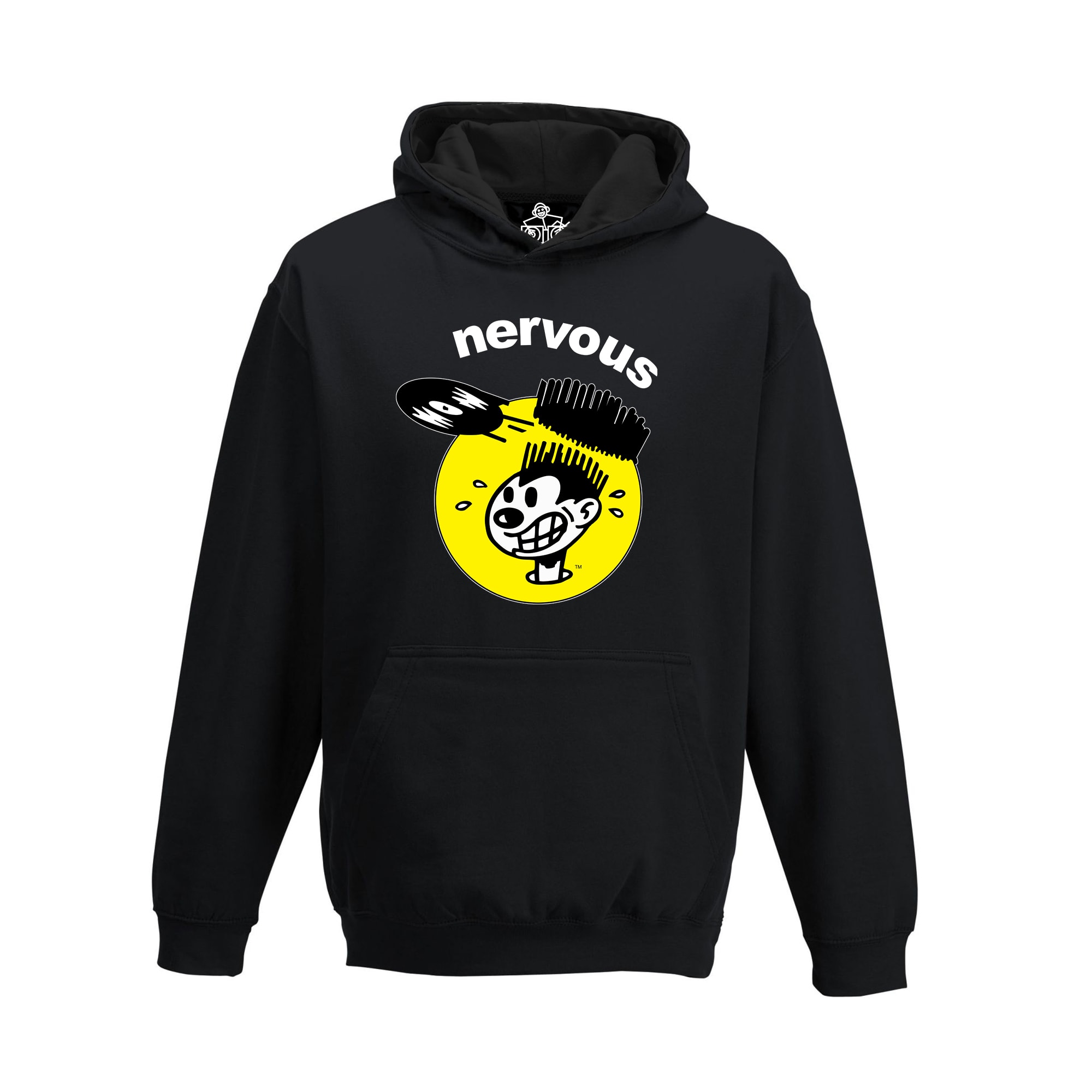 Nervous Records Hoodie - Image 2