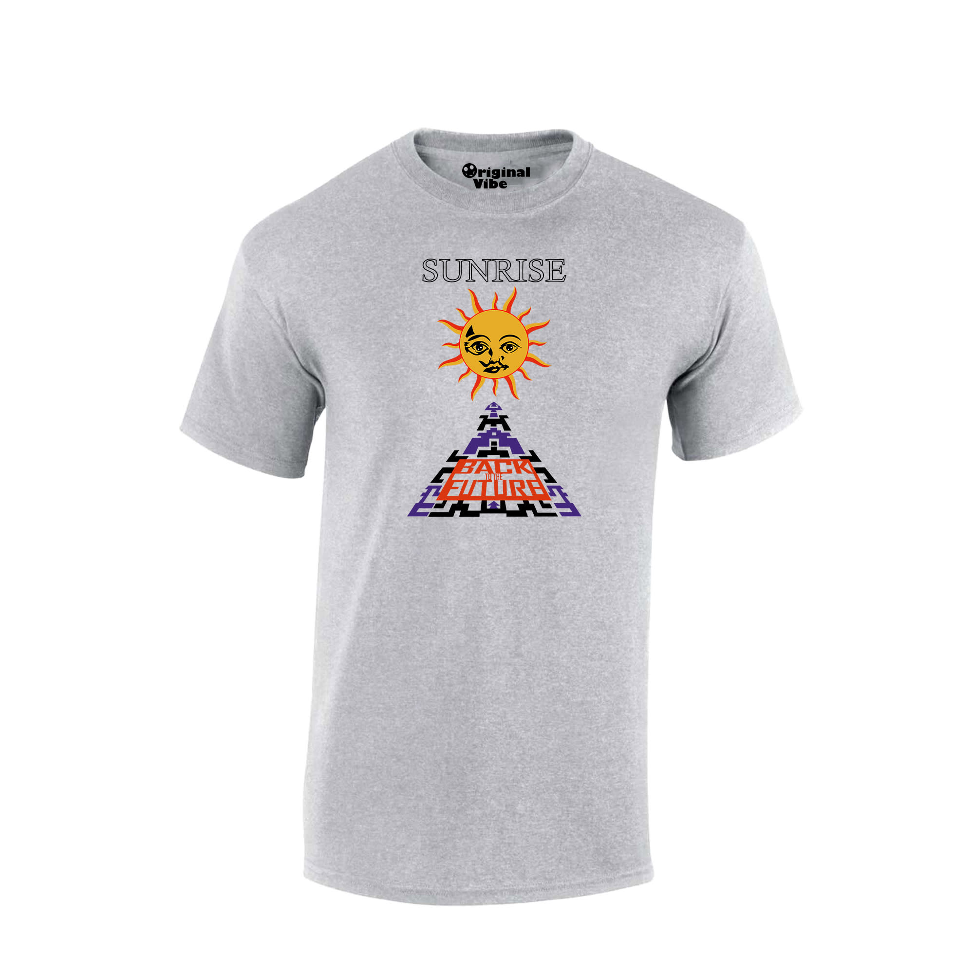 Sunrise Back To The Future T Shirt - Image 3