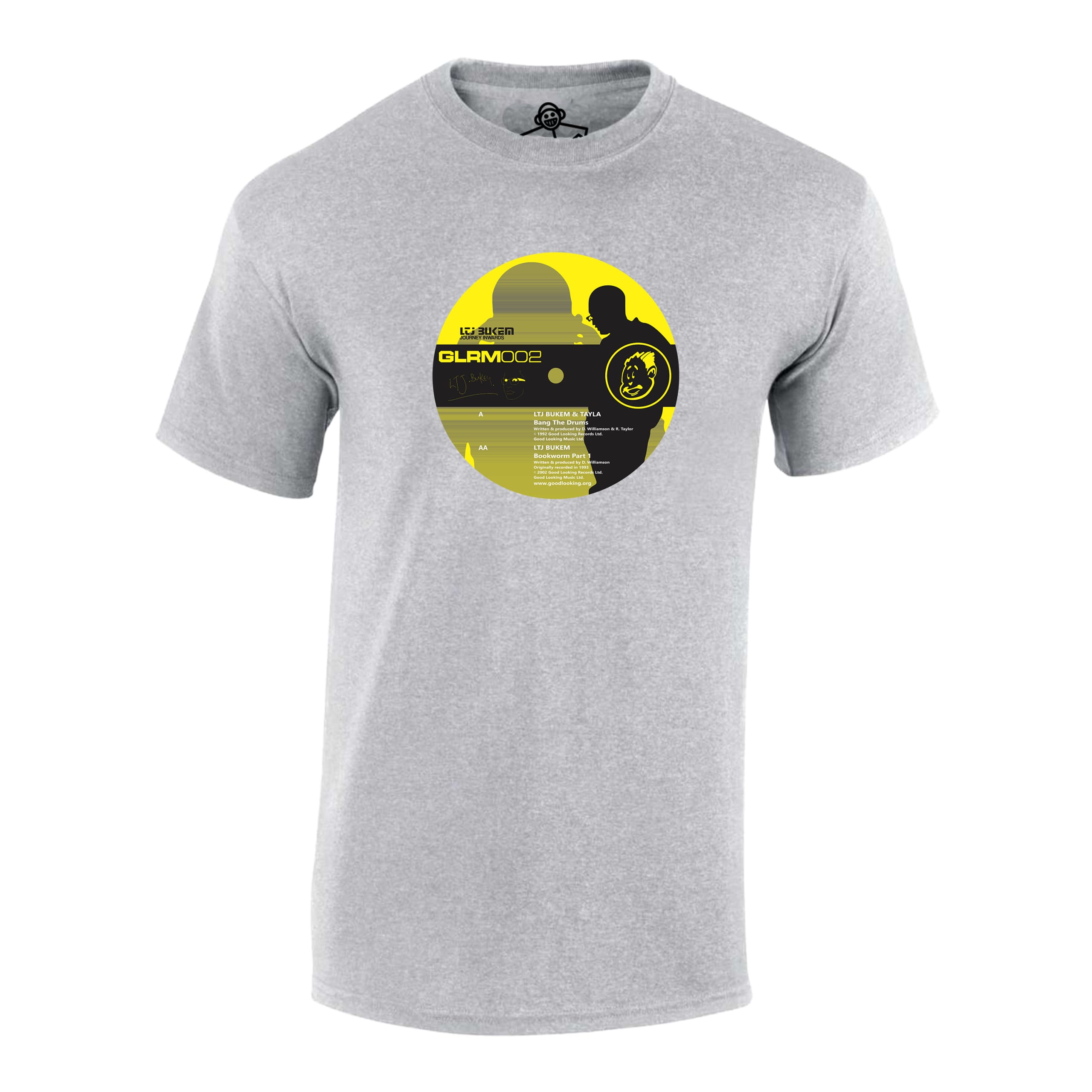 LTJ Bukem T Shirt - Bang the Drums - Good Looking Records - Image 3