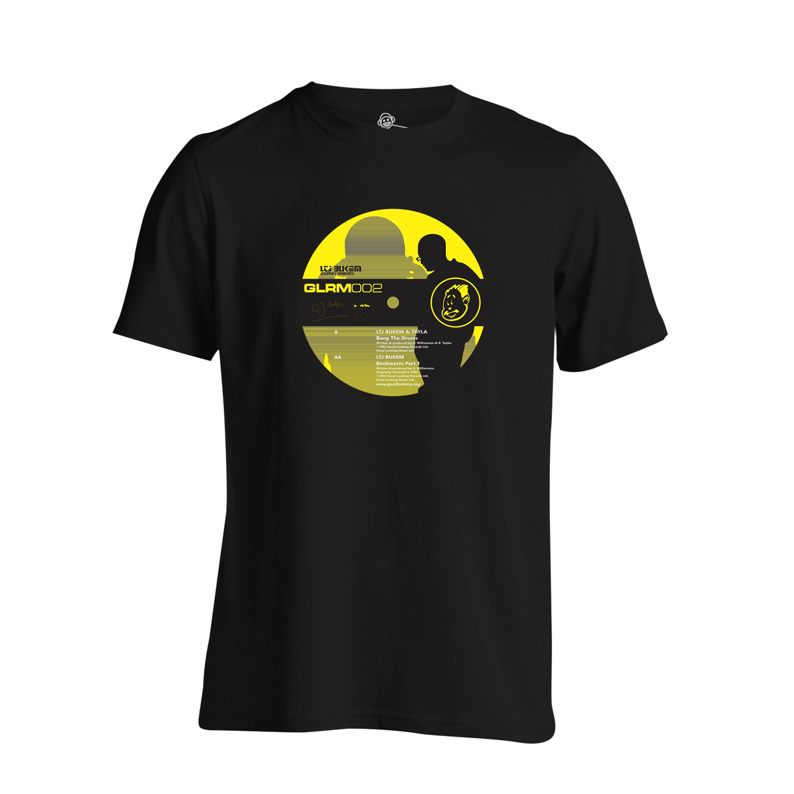 LTJ Bukem T Shirt - Bang the Drums - Good Looking Records
