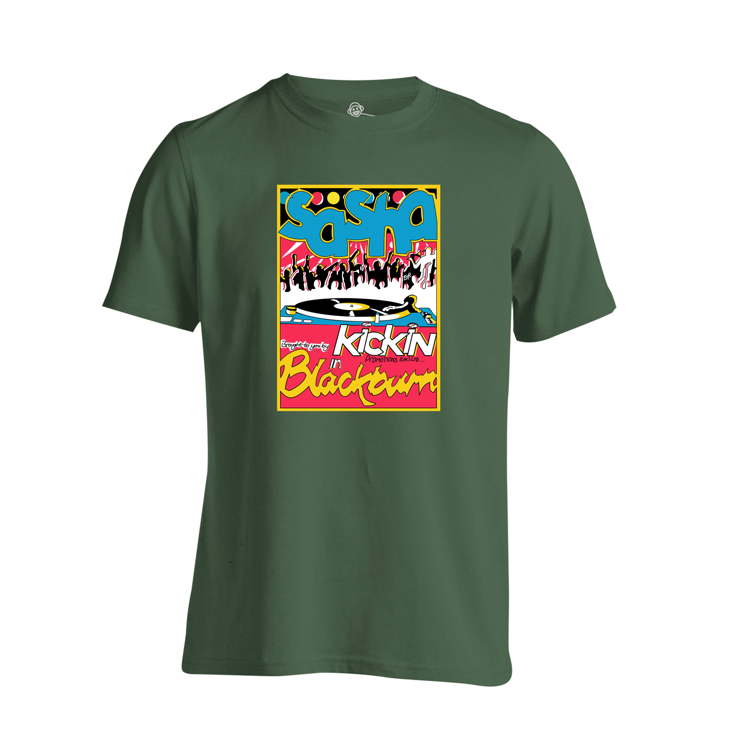 Sasha Blackburn Rave Flyer T Shirt - Image 3
