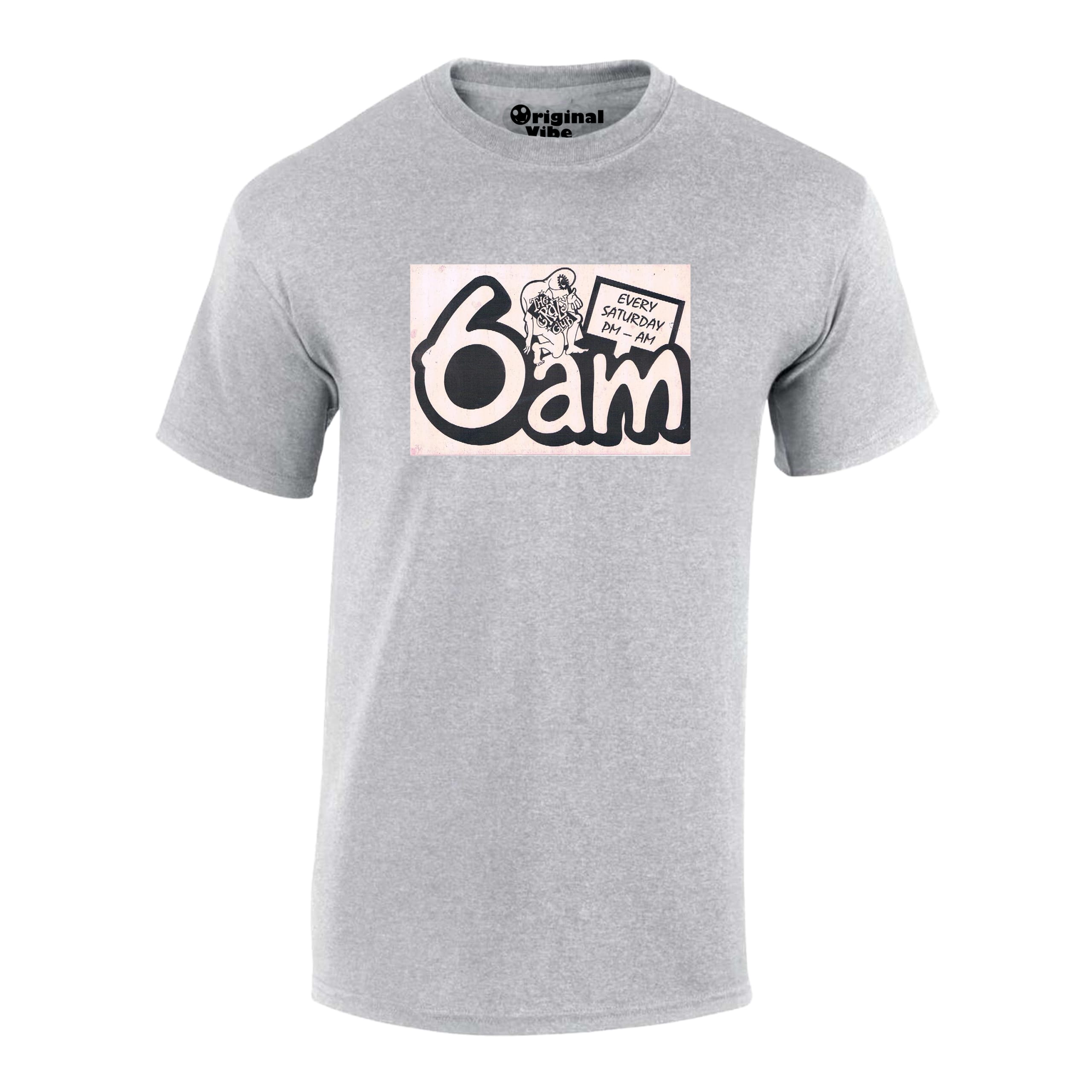 6 am Crazy Club Astoria London Flyer Rave T Shirt - Image 2