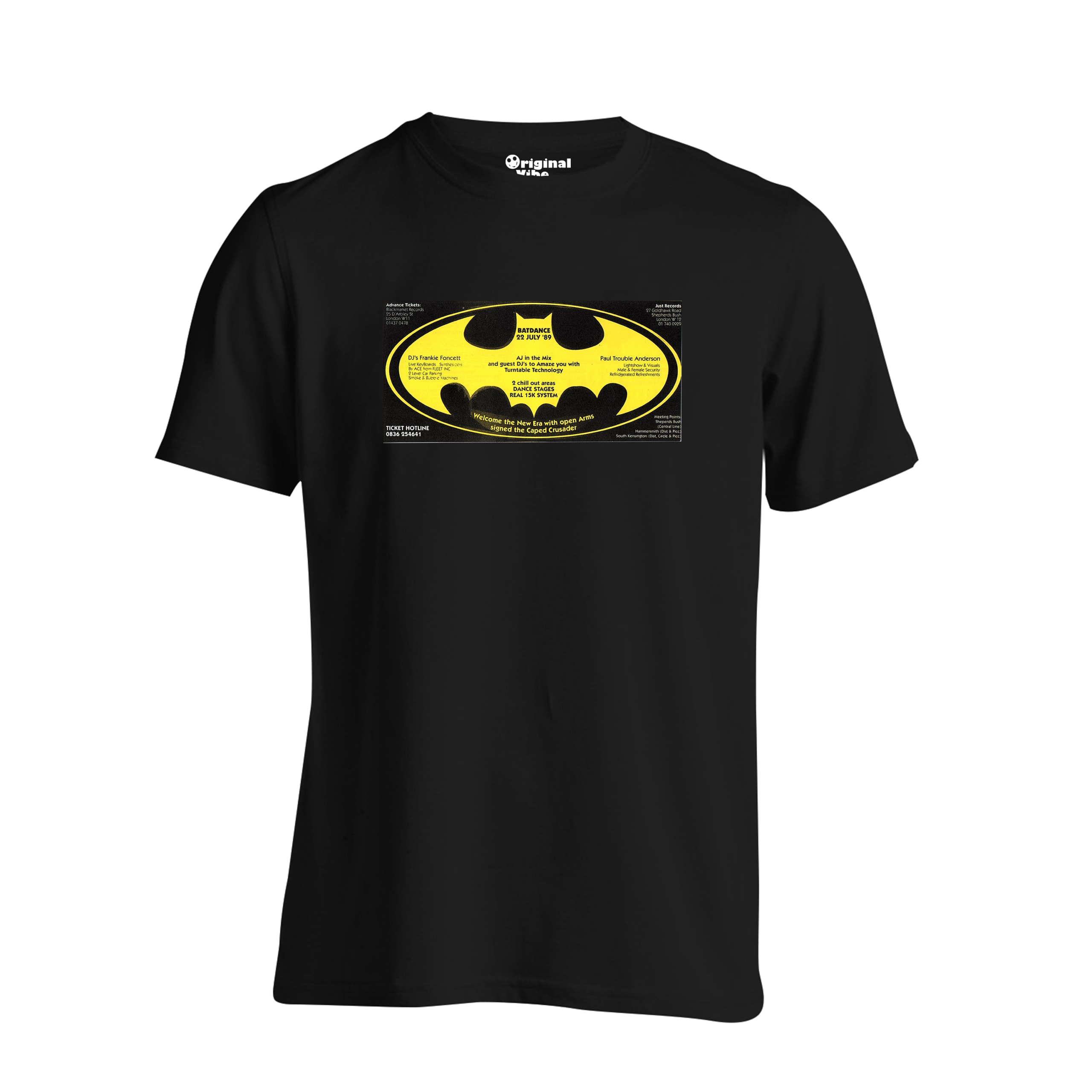 Batdance Flyer Rave T Shirt - Image 4