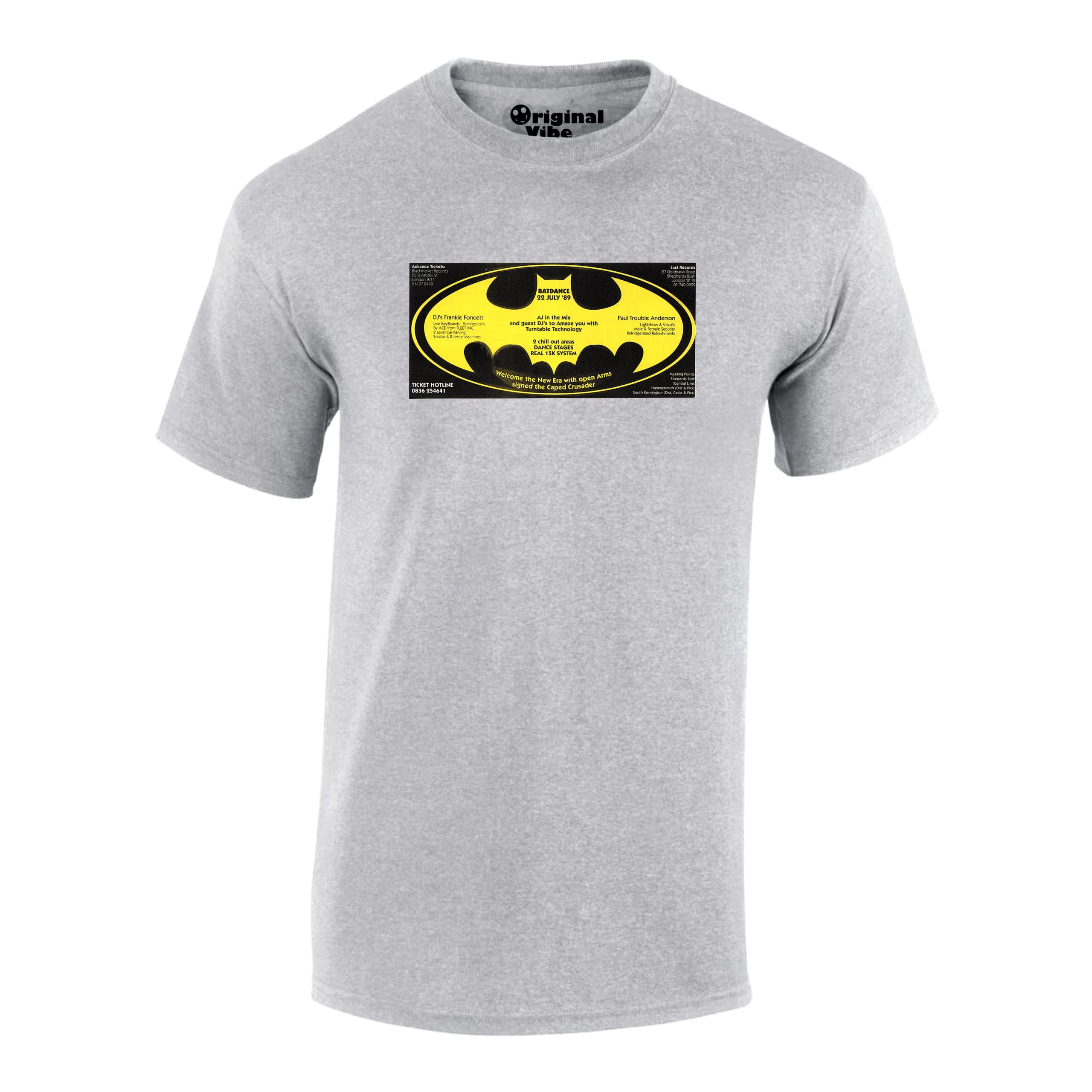 Batdance Flyer Rave T Shirt - Image 2
