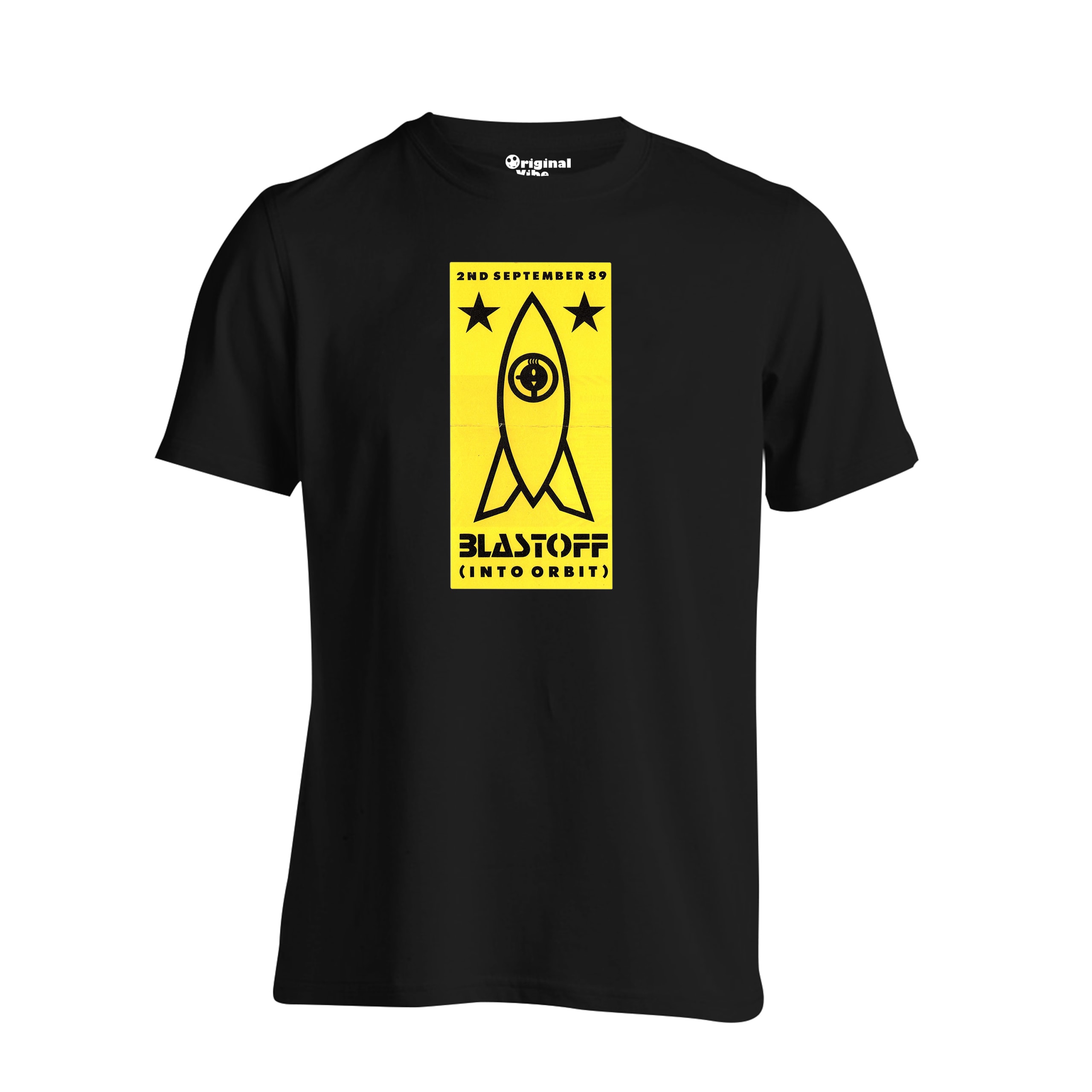 Blastoff ( Into Orbit) Flyer Rave T Shirt - Image 2