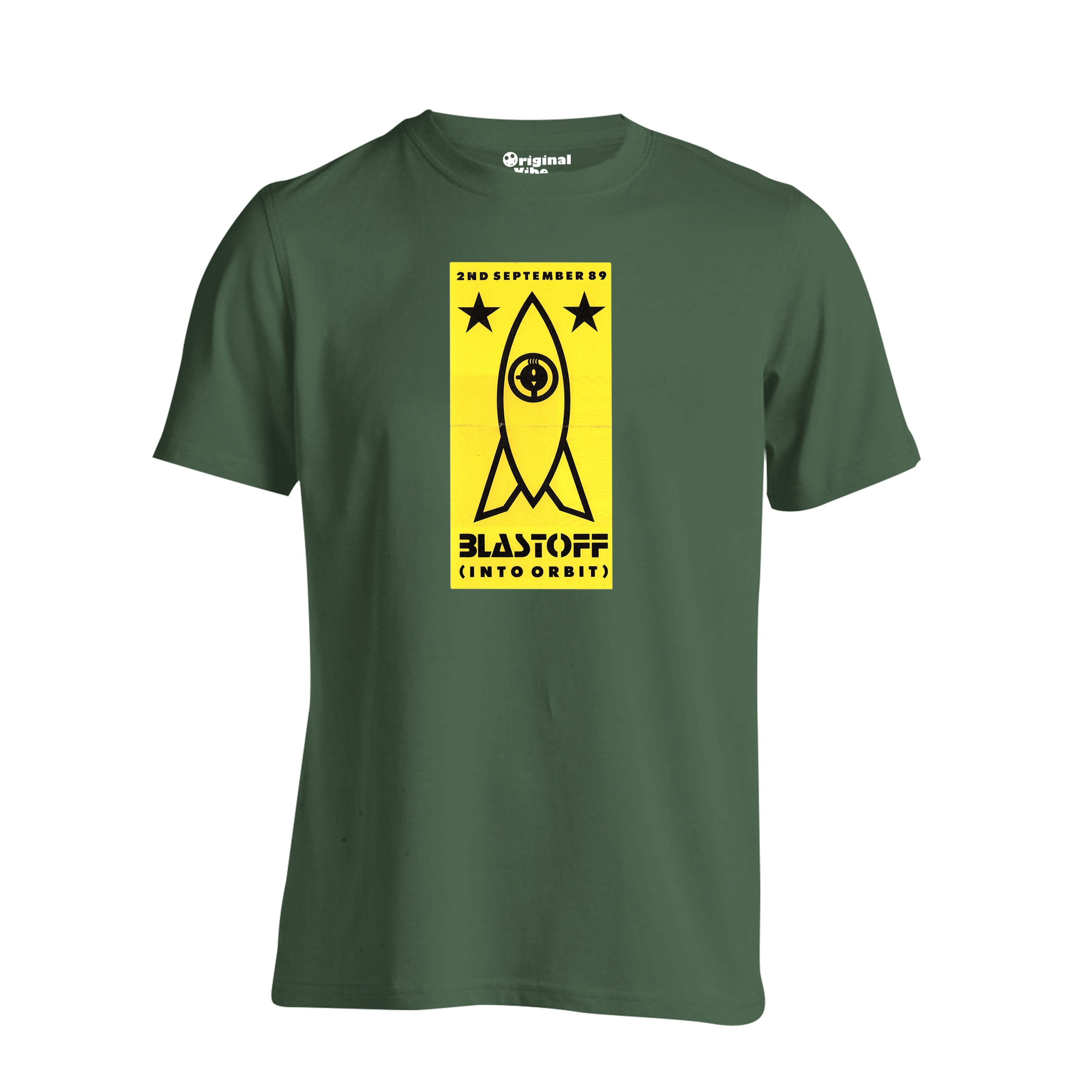 Blastoff ( Into Orbit) Flyer Rave T Shirt - Image 3