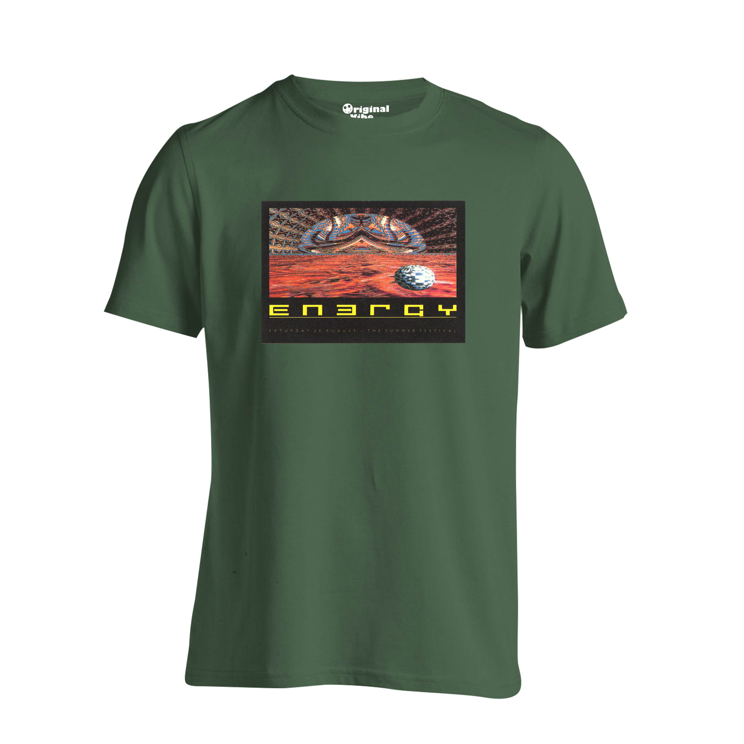 Enegy The Summer Festival August 1989 Flyer Rave T Shirt - Image 2