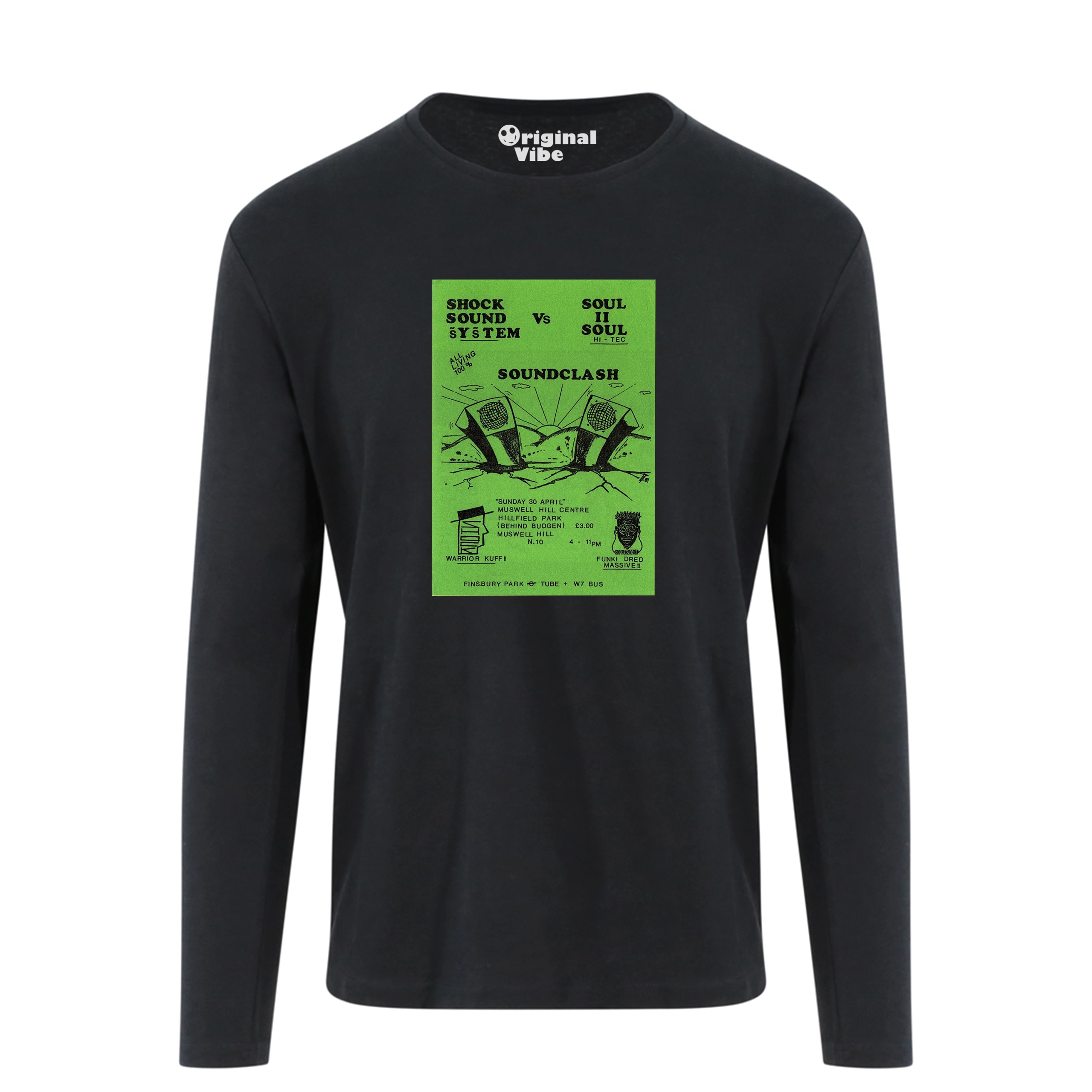 Soundclach 1986 Flyer Rave T Shirt
