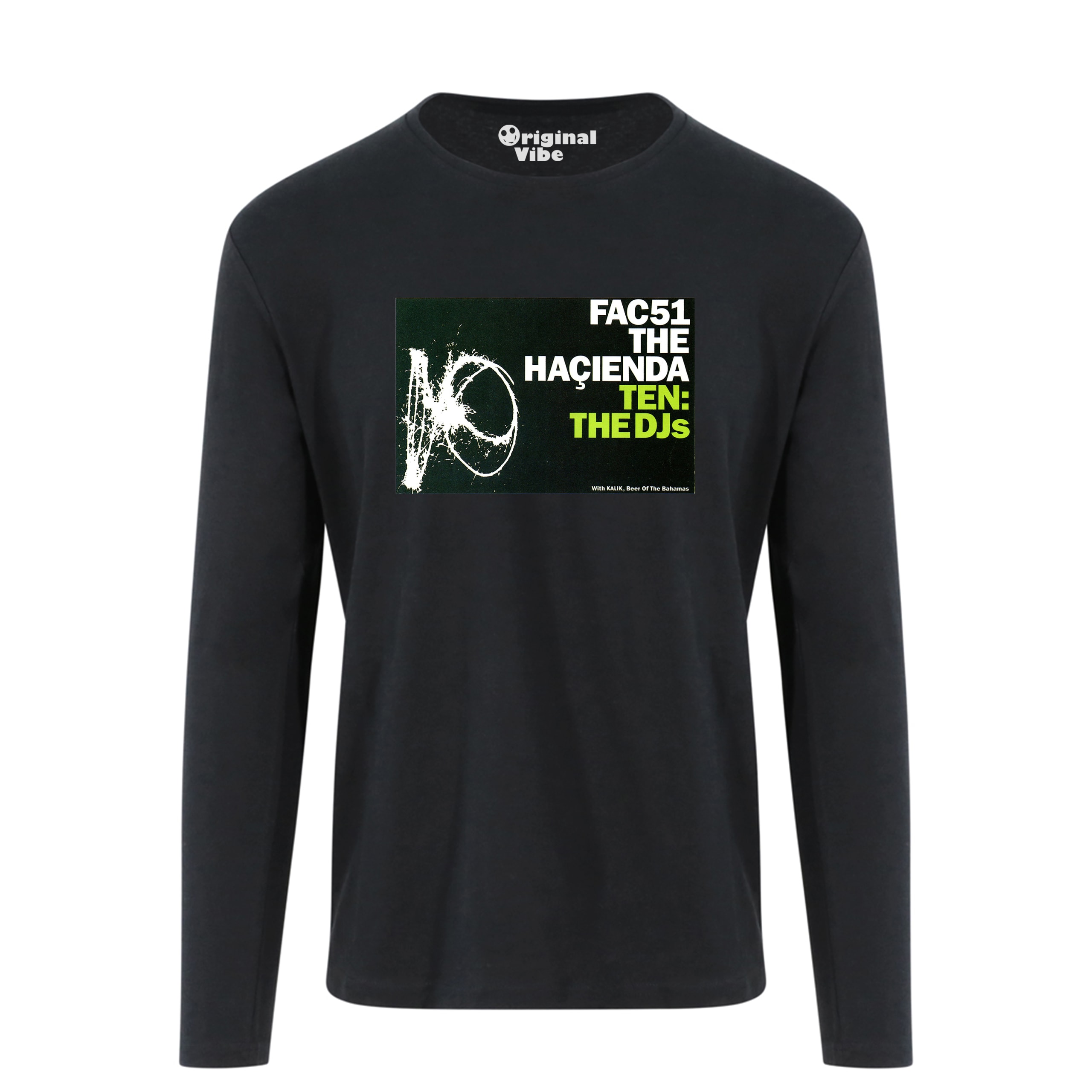 Shine Hac 1993 Long Sleeve Flyer Rave T Shirt - Image 4