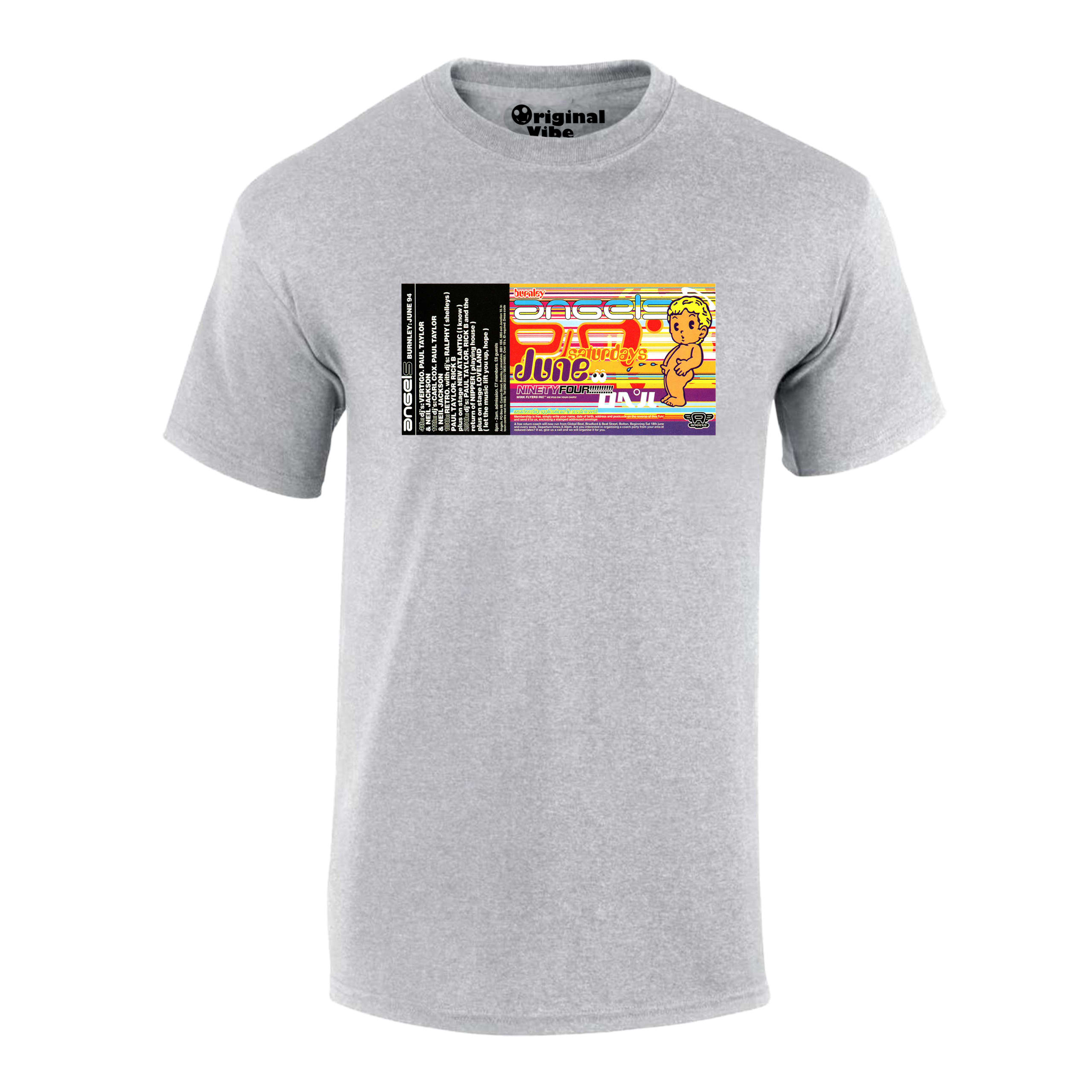 Angels Burnley Flyer Rave T Shirt - Image 3