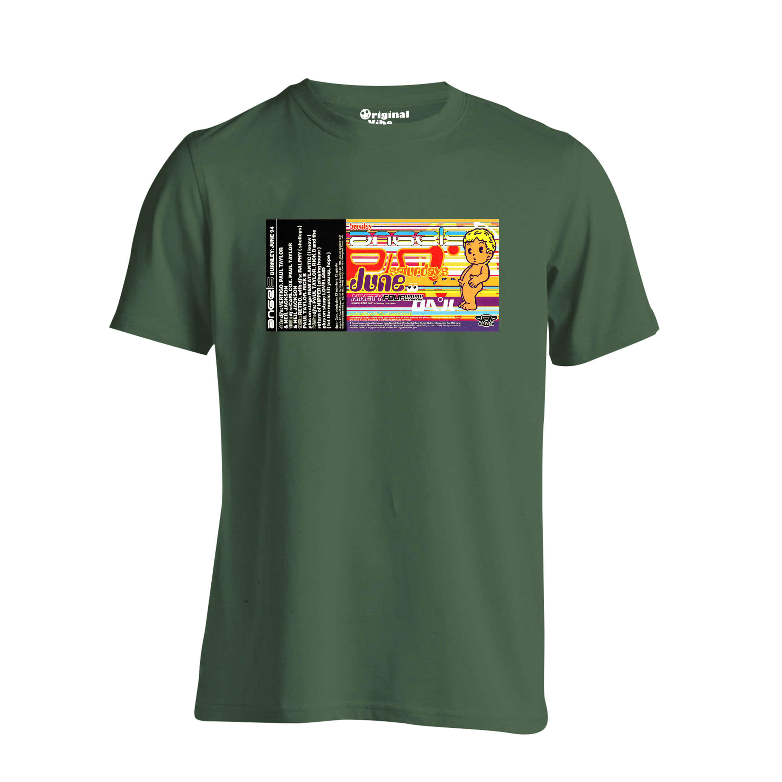 Angels Burnley Flyer Rave T Shirt - Image 2