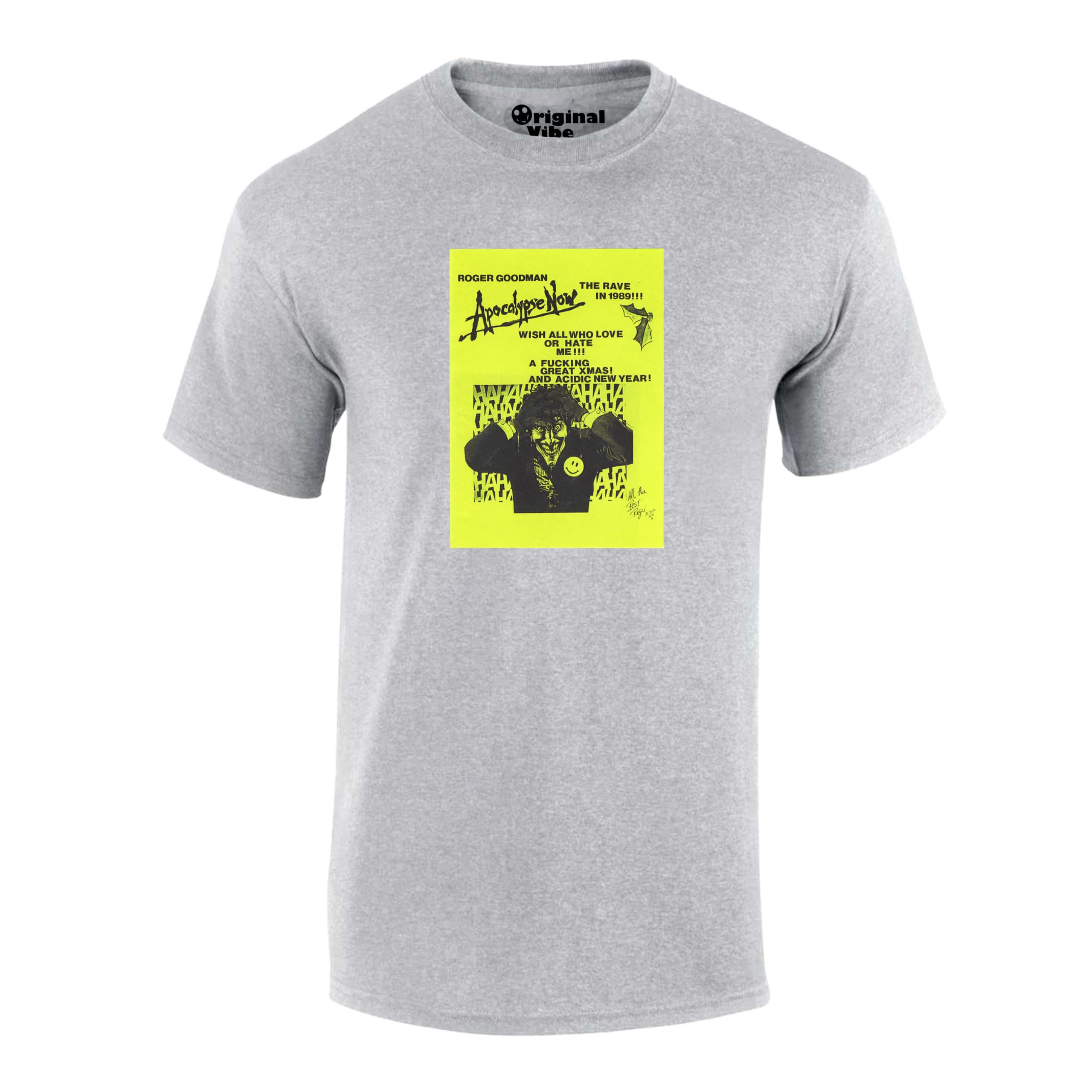 Apocalypse Now December 1988 Chrismast Card Flyer Rave T Shirt - Image 3