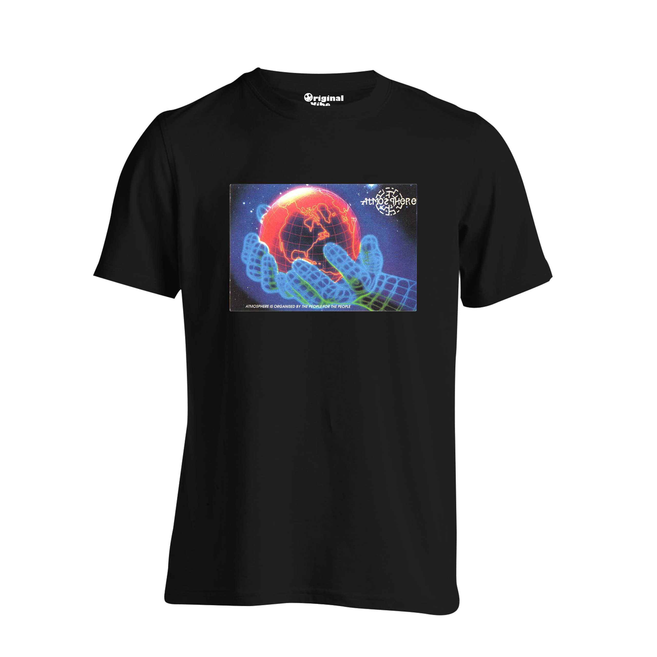 Atmosphere 1989 Flyer Rave T Shirt - Image 3