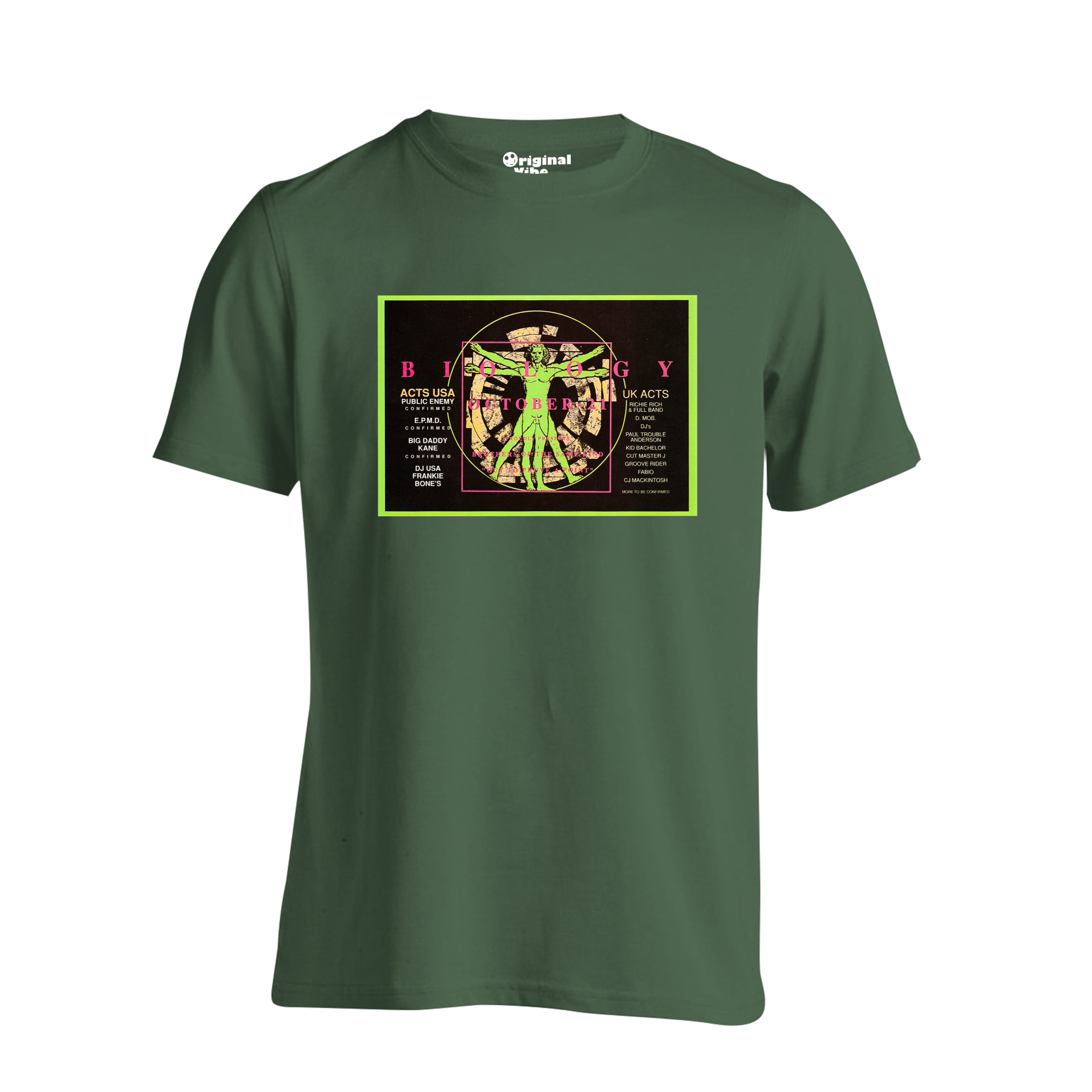 Biology 1990 Flyer Rave T Shirt - Image 2
