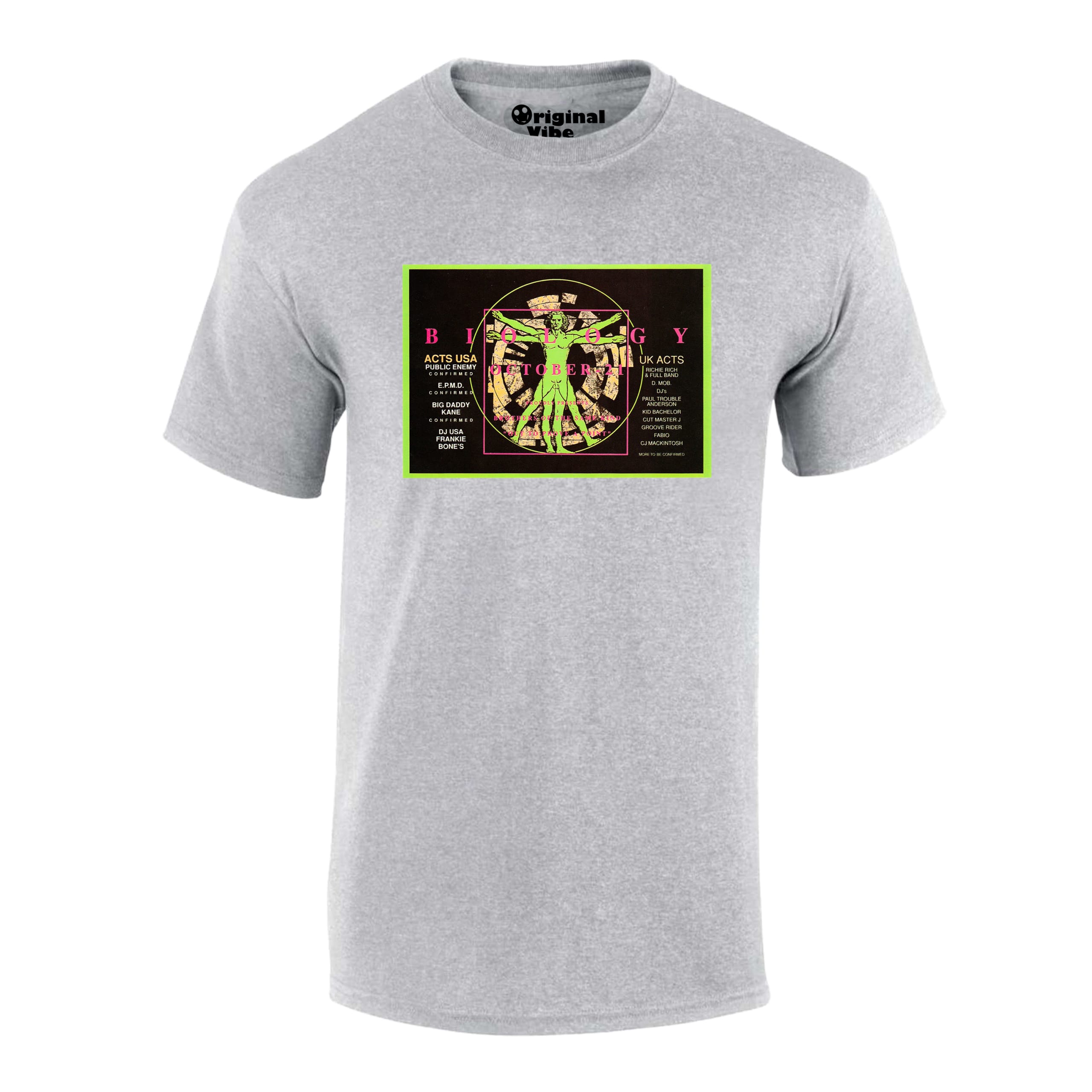 Biology 1990 Flyer Rave T Shirt