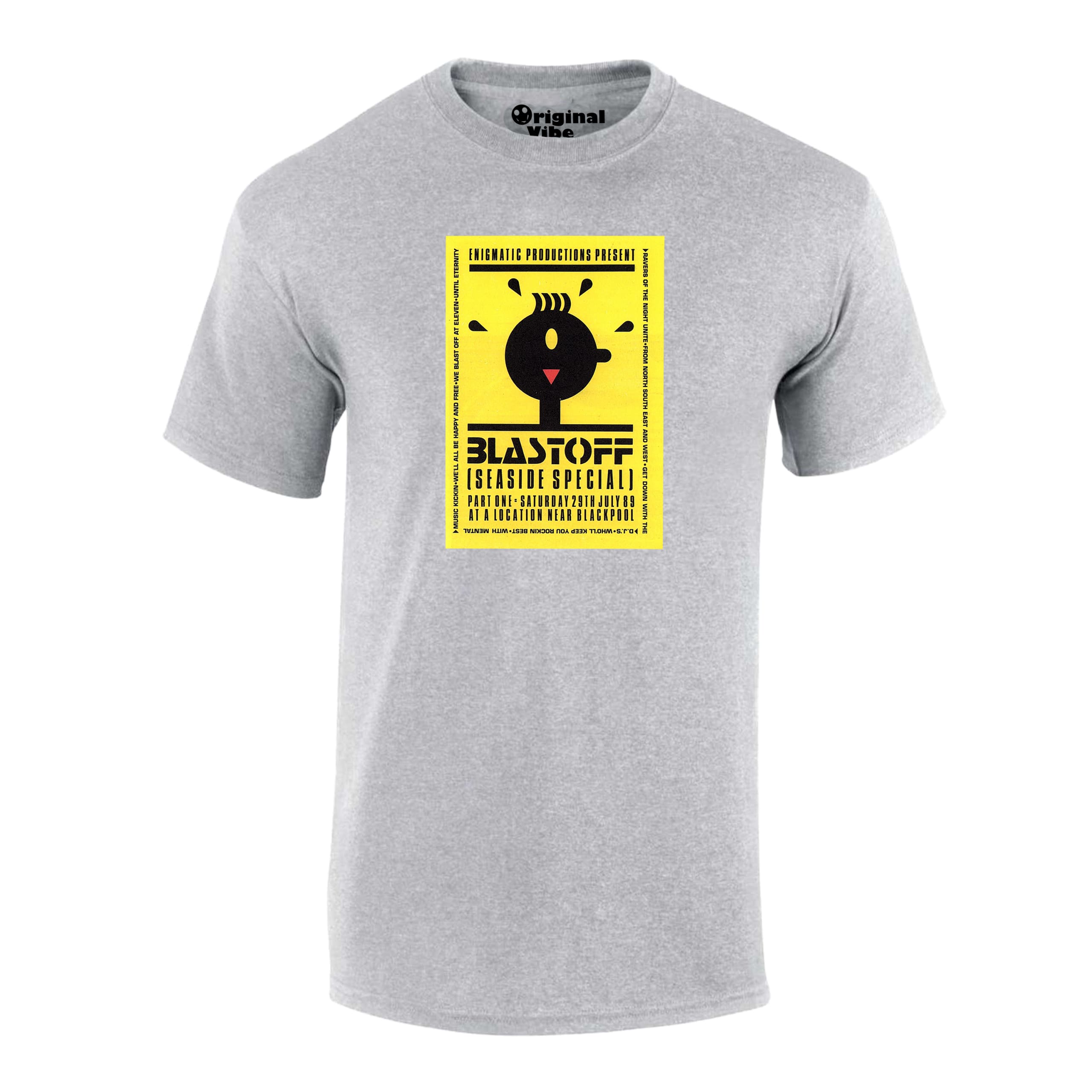 Blast Off NR Blackpool 1989 Flyer Rave T Shirt - Image 3