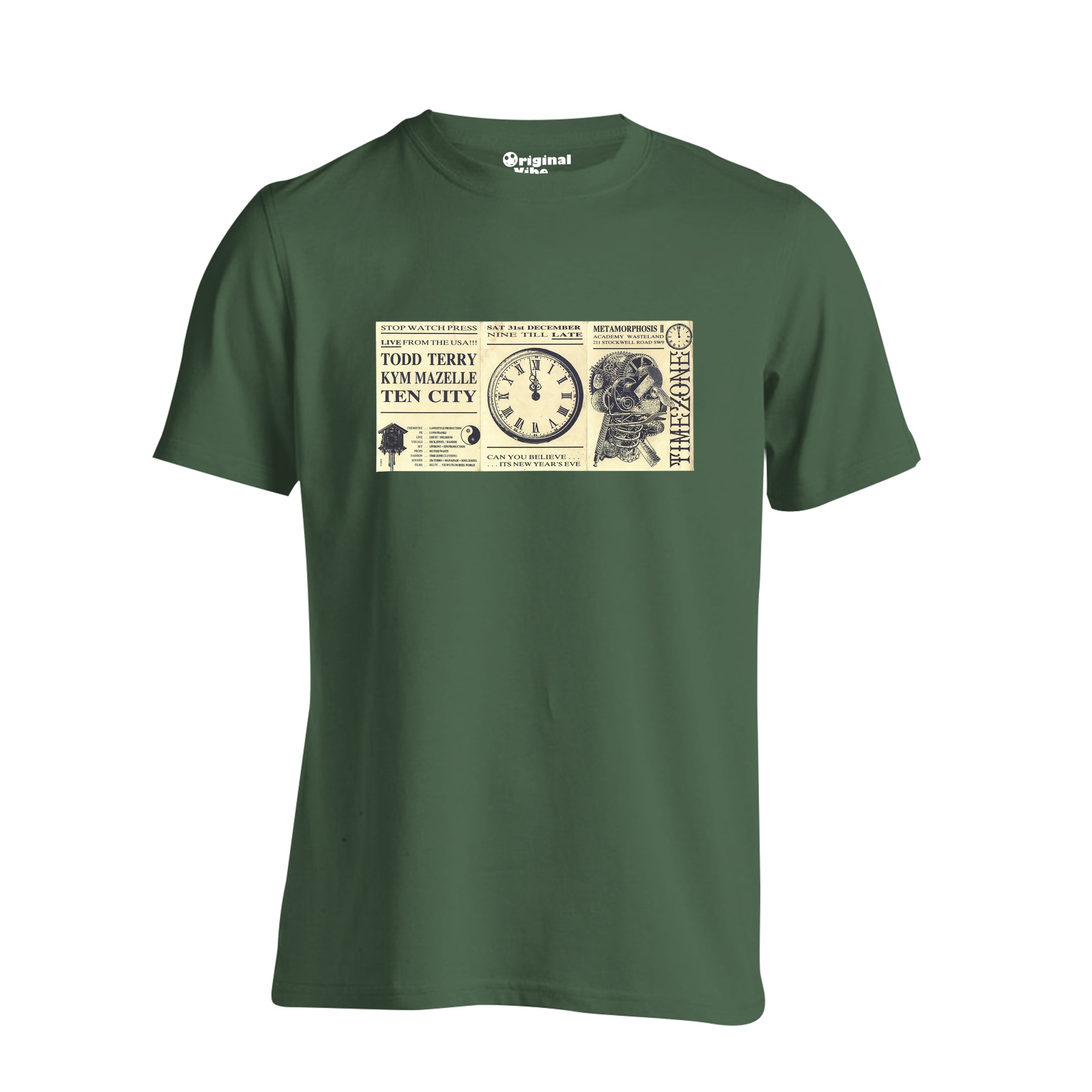 Metamorphosis II 1988 Timezone Academy Wasteland London Flyer Rave T Shirt