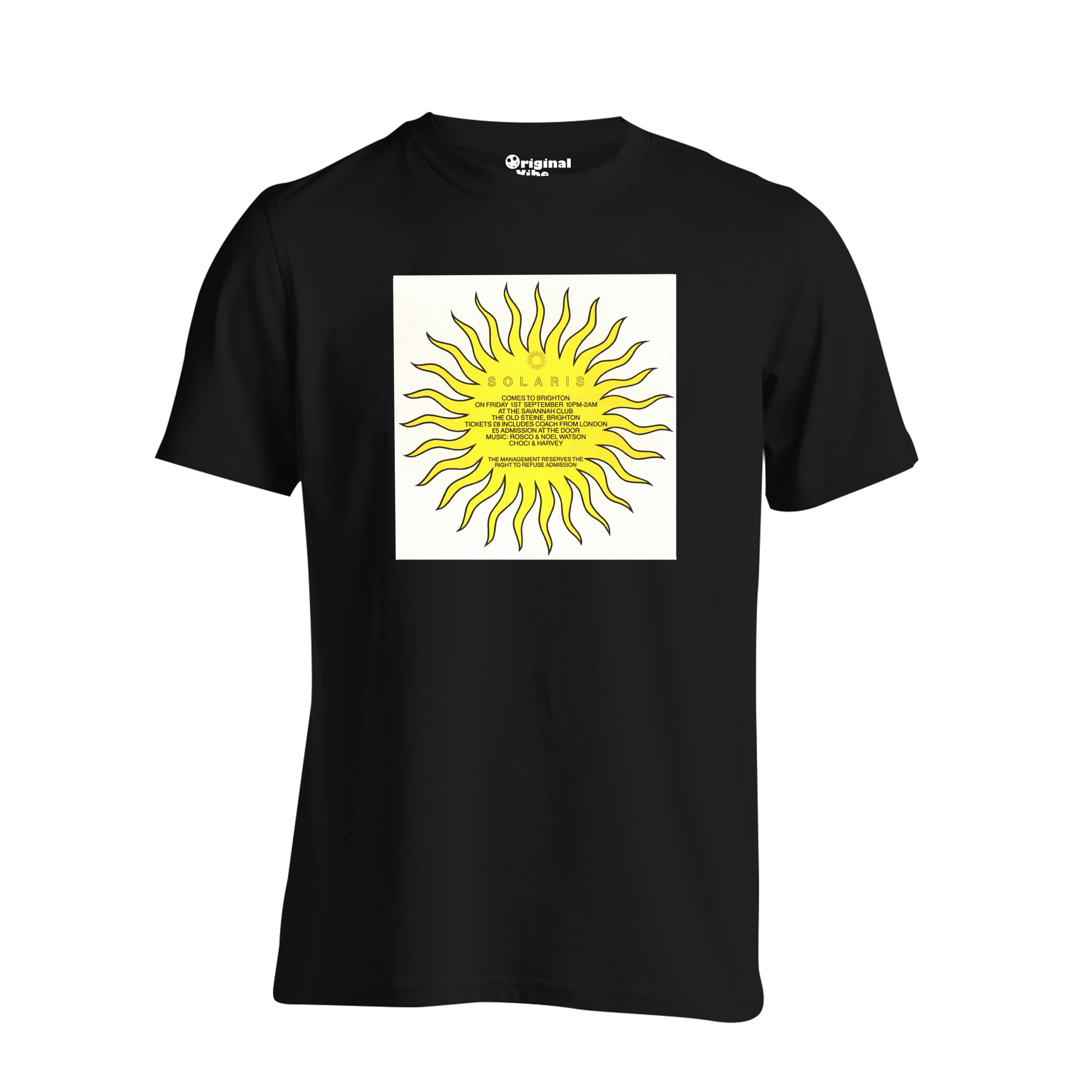 Solaris 1989 Savannah Club Brighton Flyer T Shirt
