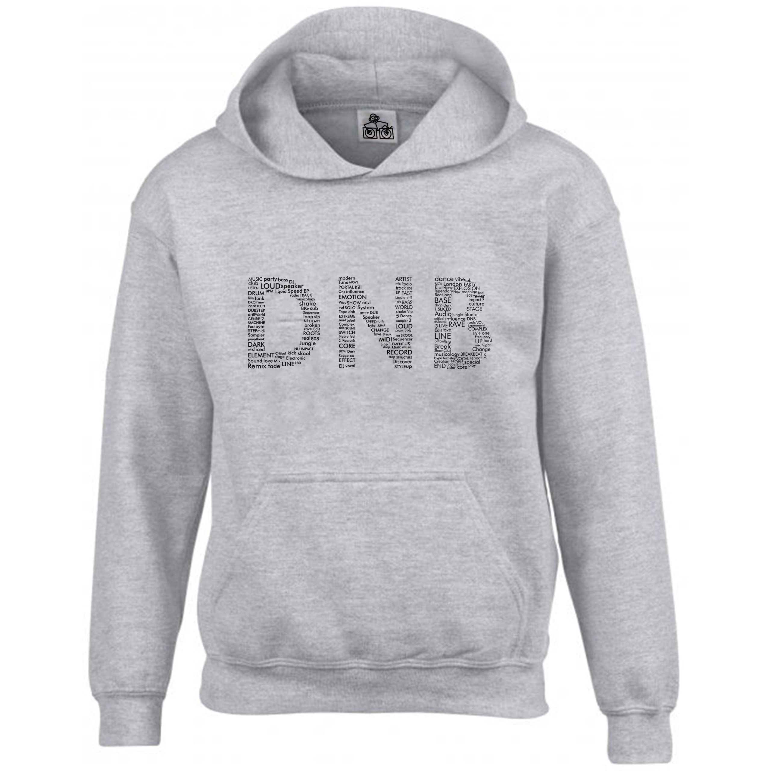 D n B Drum and Bass Hoodie - Image 2