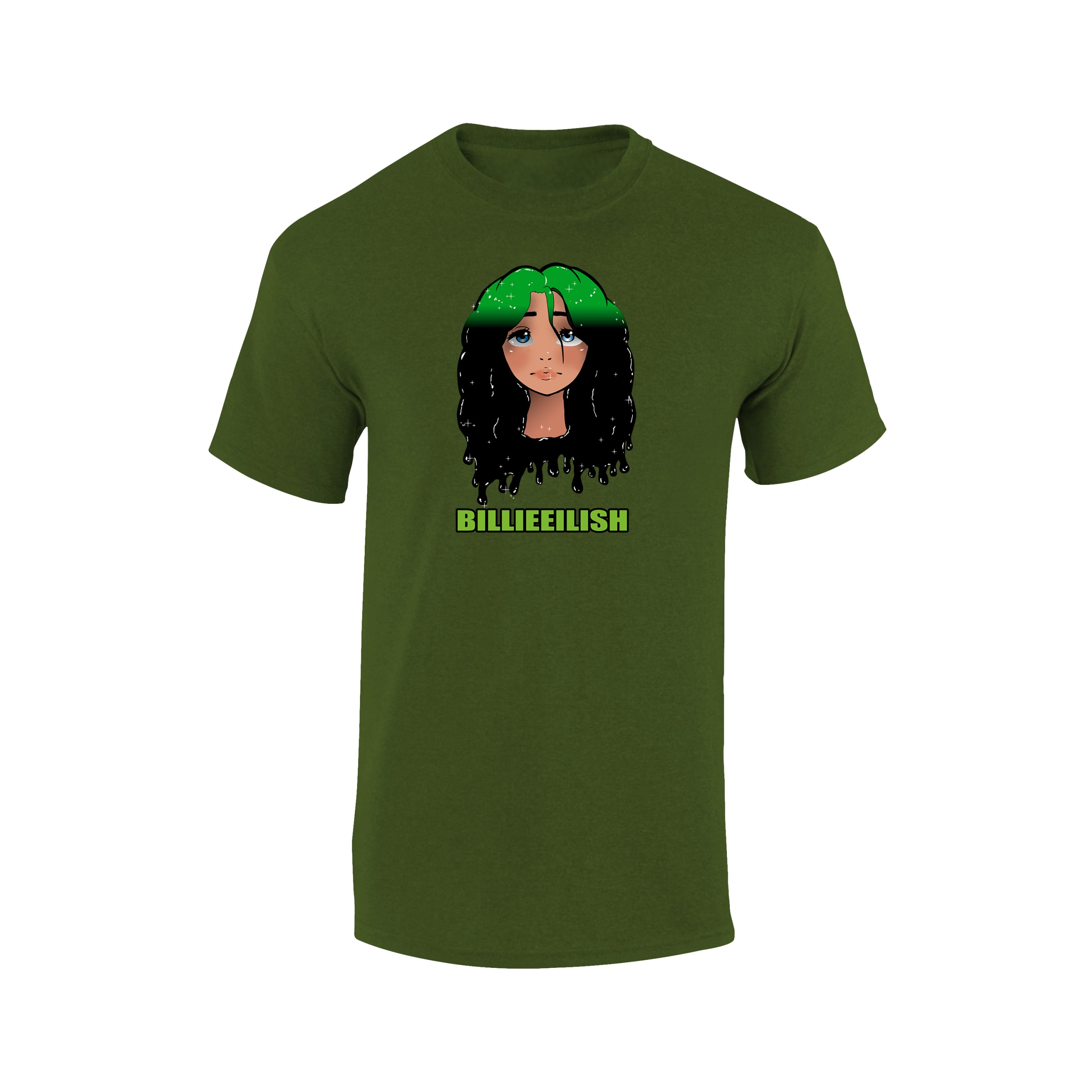 Billie Eilish T Shirt - Caricature Design