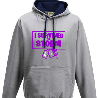 Fortnite 'I survived the storm' Contrast Hoodie