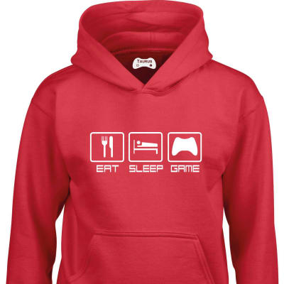 Eat Sleep Game Kids Hoodie