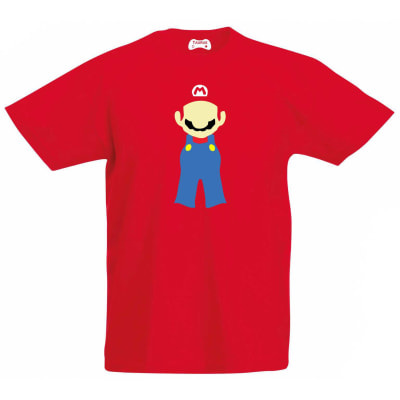 Mario Kids T-Shirt Red