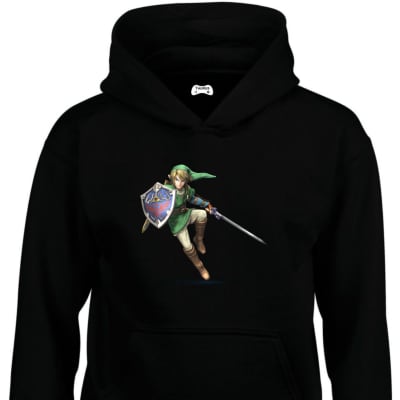 Link Classic Gaming Character Hoodie