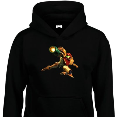 Samus Aran Classic Gaming Character Hoodie