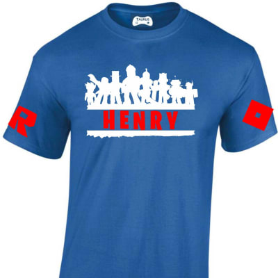Roblox Personalised Character T-shirts