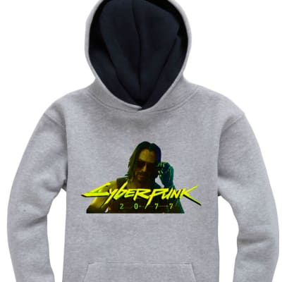 Keanu Reeves Cyberpunk 2077 Contrast Hoodie