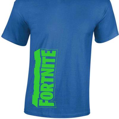 Fortnite wording with  border T-shirt