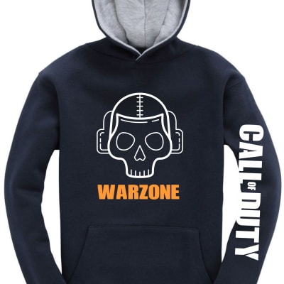 Call of Duty Warzone Skull Icon Contrast Hoodie