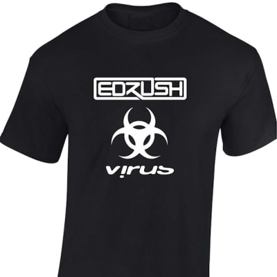 Ed Rush Virus Recordings Drum and Bass T Shirt