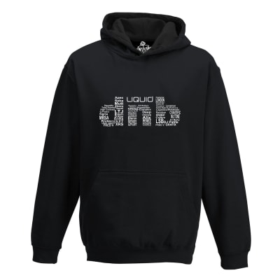 Liquid D n B Drum and Bass Hoodie