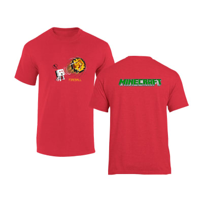 Minecraft T Shirt FireBall