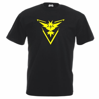Pokemon Go T-Shirt Team Instinct 🔍 Pokemon Go T-Shirt Team Instinct