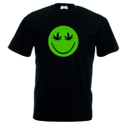 Smiley Face Green T-Shirt