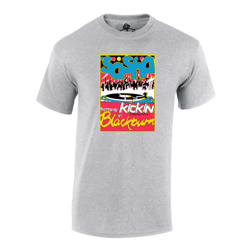 Sasha Blackburn Rave Flyer T Shirt - Image 2