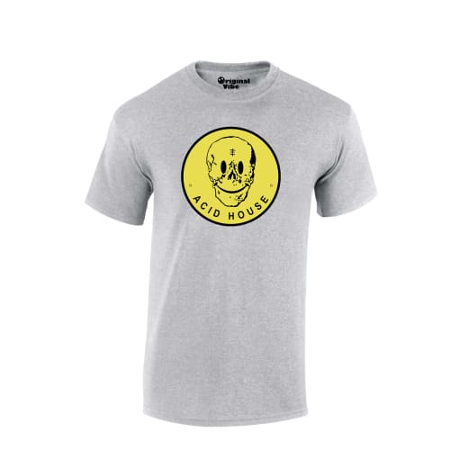 Classic Acid House Skull T Shirt