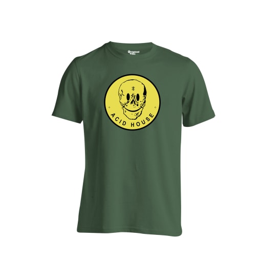 Classic Acid House Skull T Shirt