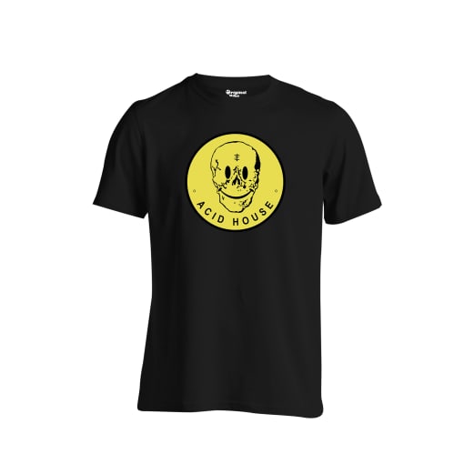 Classic Acid House Skull T Shirt