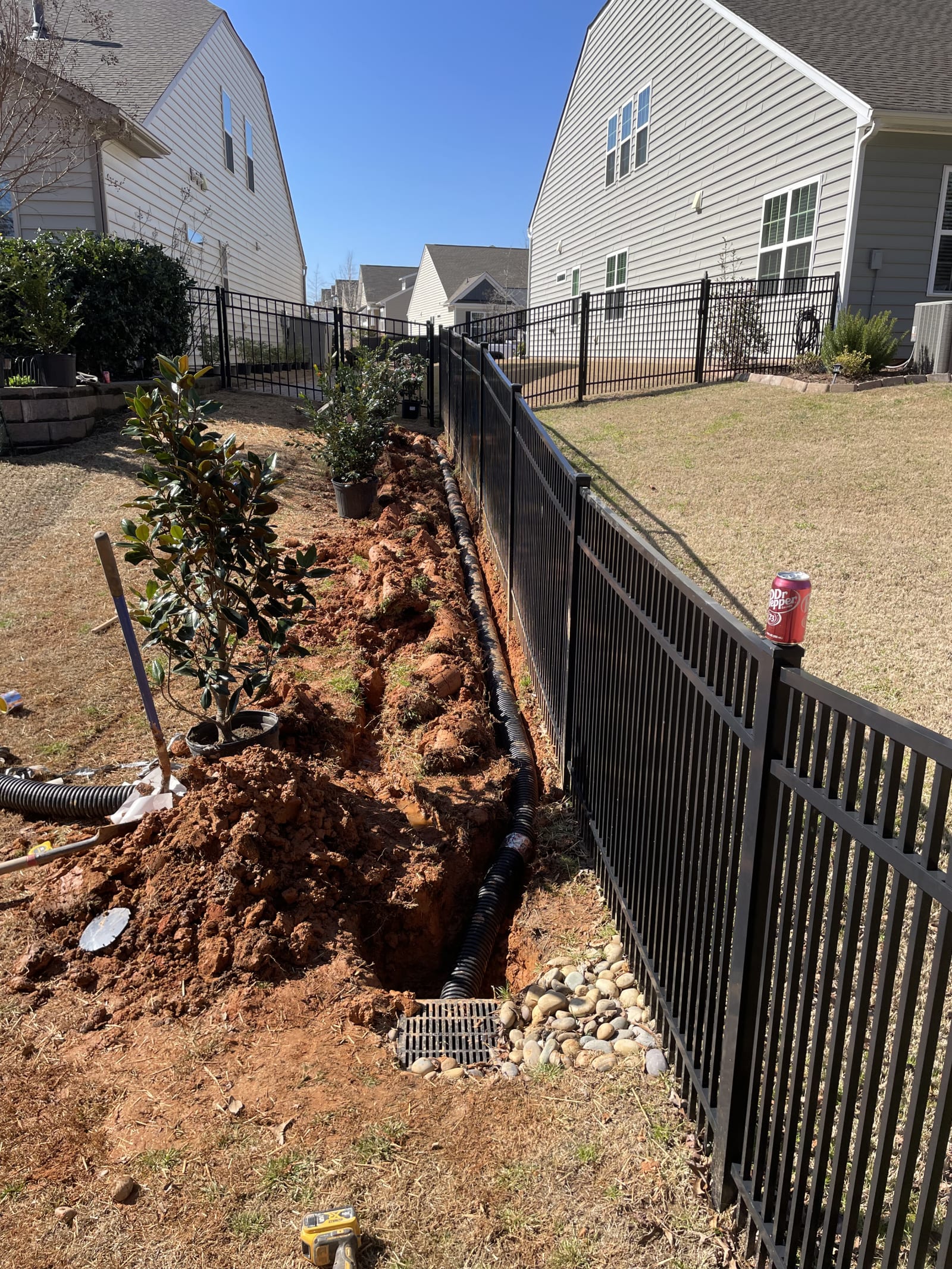 Drainage install
